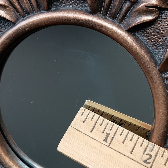 Vintage style antique round mirror - Picture 8 of 11